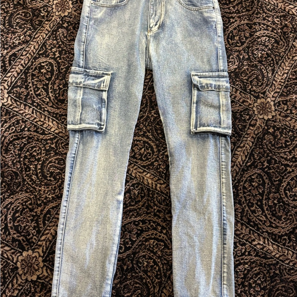 Light Blue Cargo Jeans (30x30)